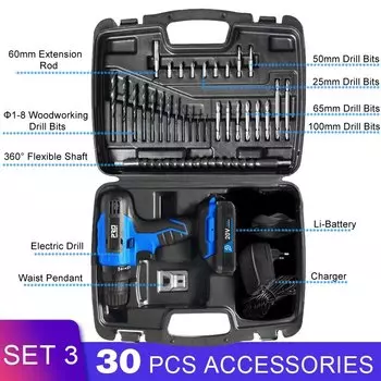 Беспроводная дрель PROSTORMER 20V