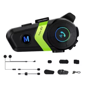 Беспроводная гарнитура для мотоцикла, уличная гарнитура с шумоподавлением, голосовой помощник, водонепроницаемая спортивная гарнитура для