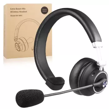 Беспроводная гарнитура с шумоподавлением, Bluetooth BH-M91, с микрофоном, для офиса, дома, бизнеса, водителей грузовиков