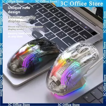 Беспроводная игровая мышь 2,4g/bluetooth/Проводная Бесшумная мышь с Rgb подсветкой 4000 Dpi