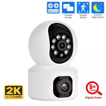 Беспроводная IP-камера 2K, 4 МП, PTZ, Wi-Fi