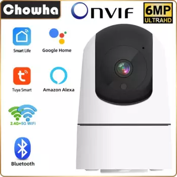 Беспроводная IP-камера ONVIF Tuya с Wi-Fi, 6 МП