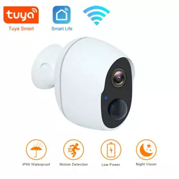 Беспроводная IP-камера Tuya, 1080P, 6000 мАч, IP65