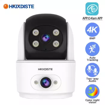 Беспроводная IP-камера видеонаблюдения, 4K, 8 Мп, Wi-Fi