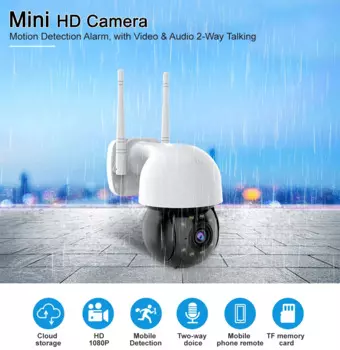 Беспроводная IP-камера видеонаблюдения HD, 1080P, 5 Мп