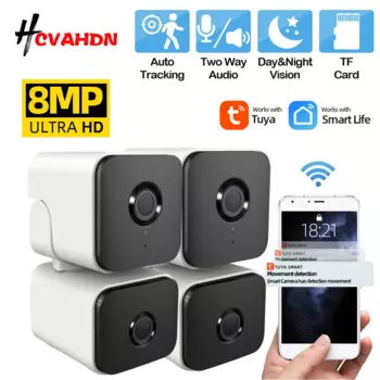 Беспроводная IP-камера видеонаблюдения с автослежением, Wi-Fi, PTZ