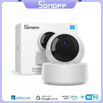 Беспроводная IP-камера видеонаблюдения SONOFF 1080P HD с поддержкой Wi-Fi и управлением через приложение