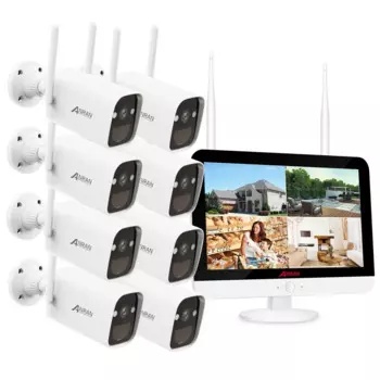 Беспроводная камера видеонаблюдения с монитором, 3 Мп