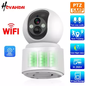 Беспроводная камера видеонаблюдения с Wi-Fi, 5 Мп
