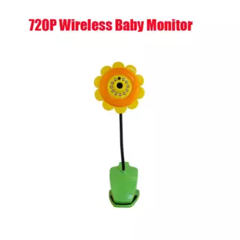 Беспроводная камера видеоняни 720p, Wi-Fi камера V380, видеоняня с подсолнухом