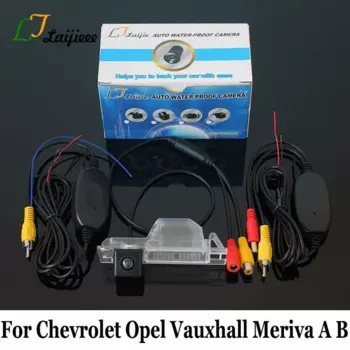 Беспроводная камера заднего вида для Chevrolet Opel Vauxhall Meriva A B 2003 ~ 2019 / RCA AUX Интерфейс ПЗС камера заднего вида ночного видения