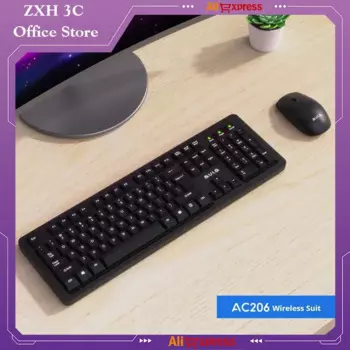 Беспроводная клавиатура и мышь для дома, 2,4 ГГц