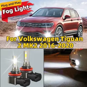 Беспроводная лампа Canbus H8 H11 для VW Volkswagen Tiguan 2 MK2 2016 2017 2018 2019