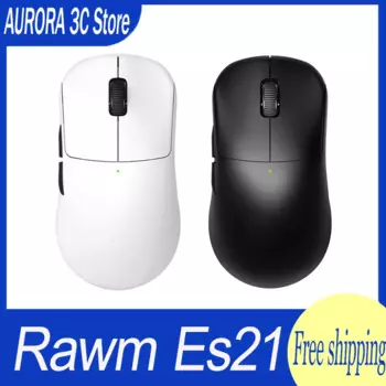 Беспроводная легкая мышь Rawm Es21, 8k, 30000dpi, 600 мАч