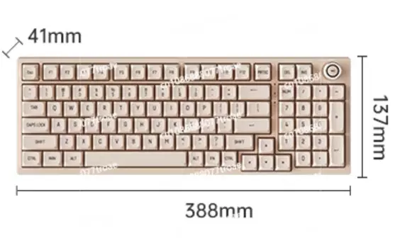 Беспроводная Механическая Bluetooth клавиатура с тремя режимами