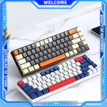 Беспроводная Механическая игровая клавиатура с подсветкой, Bluetooth, 2,4 ГГц, 1 шт.