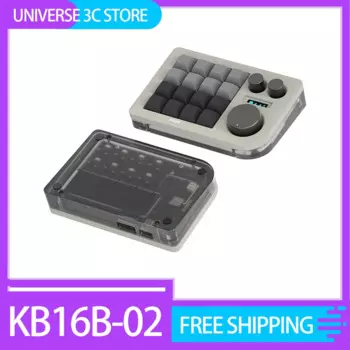 Беспроводная механическая мини-клавиатура Doio, 16 клавиш, два режима, Регулируемая эргономичная Rgb-клавиатура для Windows/Macos Office