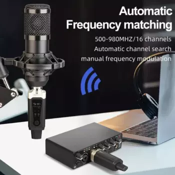 Беспроводная микрофонная система XLR микрофонный преобразователь адаптер Depusheng MA5 UHF автоматический передатчик настройка для конденсаторного динамического микрофона