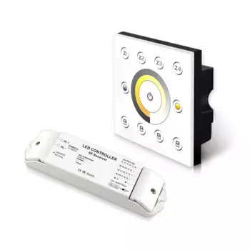 Беспроводная многозонная панель CC CCT панель P6X + R4-CC-2.4G RGB/RGBW панель контроллер с 10 встроенными изменяющимися режимами 4096 серые весы