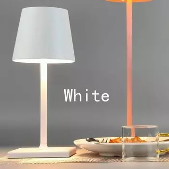 Беспроводная настольная лампа DIFEISI, черная, алюминий, 5200 мАч