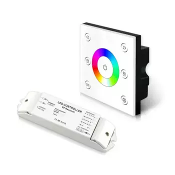 Беспроводная однозонная панель CC RGB P3X + стандартная панель RGB/RGBW с 10 встроенными изменяющимися режимами 4096, серые весы