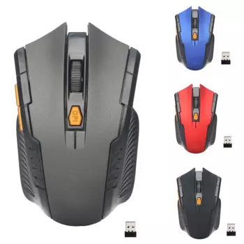 Беспроводная оптическая USB-мышь, 2,4 ГГц, 2000DPI, 6 кнопок