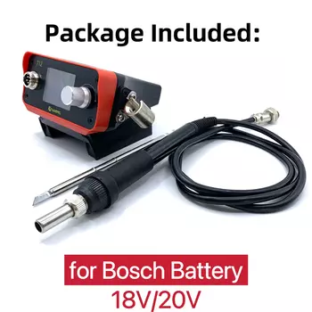 Беспроводная паяльная станция ZUIDID T12 70 Вт для Makita/Bosch/Dewalt/Milwaukee