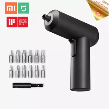 Беспроводная перезаряжаемая отвертка XIAOMI Mijia, 12 шт., 2000 мАч, li-ion, 5N.m, электрическая отвертка с многофункциональными насадками S2