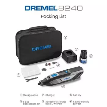 Беспроводная шлифовальная машина Dremel 8240