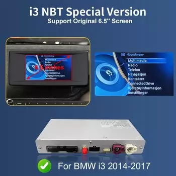 Беспроводная система CarPlay для BMW i3 I01 NBT/EVO 2013-2020, с Android Auto Mirror Link AirPlay Car Play, USB-функция