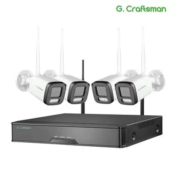 Беспроводная система видеонаблюдения G.Craftsman 4CH 5MP с детектором лиц