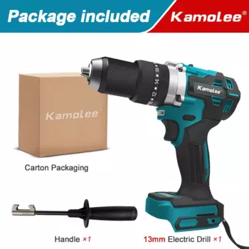 Kamolee Беспроводная ударная дрель 13 мм
