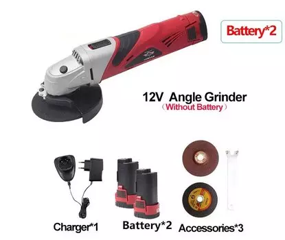 Беспроводная угловая шлифовальная машина Bosch GWS 12-100