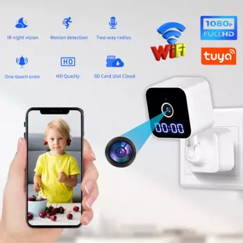 Беспроводная Wi-Fi камера ночного видения K1 1080P, движение на 360 °