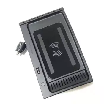 Беспроводное Автомобильное зарядное устройство QI, 15 Вт, для BMW X5 F15 X6 F16 X5M F85 X6M F86 2014-2018