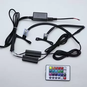 Беспроводное управление RGB светодиодной подсветкой Demon Eyes для audi A1 A3 A4 A6 TT Q2 Q3 Q5 Q7 R8 S2 S3 S4 S5 S6 S8 S7 HID линзы проектора