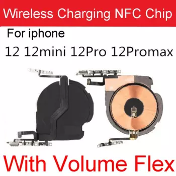 Беспроводное зарядное устройство, приемник, модуль NFC компаса, гибкий кабель для iPhone 12 mini 12 Pro Max SE 2020, запасные части