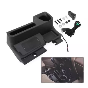 Беспроводное зарядное устройство с центральным подлокотником для Toyota Land Cruiser LC 70 Series LC70 LC71 LC76 LC77 LC79