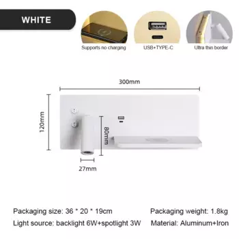 Беспроводное зарядное устройство ZEROUNO, настенное, золотое