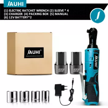 Беспроводной аккумуляторный гайковерт JAUHI 12В