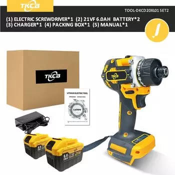 Беспроводной аккумуляторный шуруповерт TKCB 18V