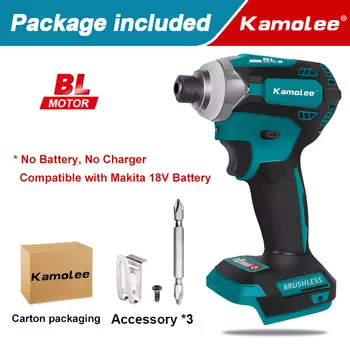 Kamolee Беспроводной ударный шуруповерт Brushless
