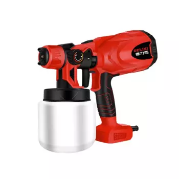 Беспроводной электрический пистолет-распылитель, 21 в, высокая яркость, автомобильная мебель, стальной краскопульт для распыления краски, пневматический пистолет