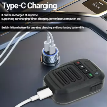 Беспроводной Bluetooth-микрофон ручной динамик с микрофоном типа C для 5RH, аксессуары для радиолюбителей K6