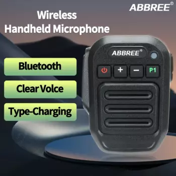 Беспроводной Bluetooth микрофон ручной микрофон для Baofeng UV-5R 888S UV 13 17 21 Pro Любительская рация аксессуары