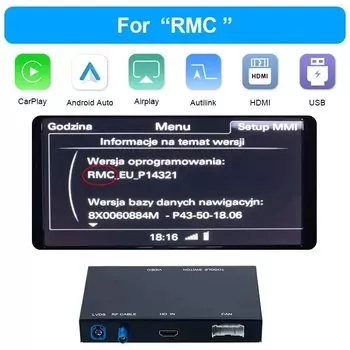 Беспроводной Carplay Android автоматический интерфейс для Audi A6 C7 RMC A7 S6 A7 MIB2 MMI Quattro 2012 2013 2014 - 2018 Модуль задняя камера