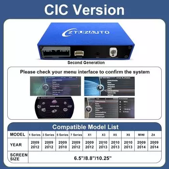 Беспроводной CarPlay для BMW 1, 2, 3, 4, 5, 7 серии E70 F10 X1 X3 F25 F26 F48 MINI X4 X5 X6 F56 F15 Android Auto AirPlay Mirror Link