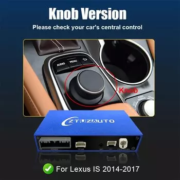 Беспроводной CarPlay для Lexus IS 2014-2019 с Android Auto интерфейсом Зеркальная связь AirPlay Car Play Навигация USB Функции