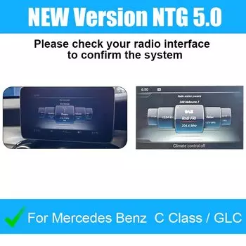 Беспроводной CarPlay для Mercedes Benz C-Class W205 и GLC 2015-2018, с Android Auto Mirror Link AirPlay Car Play Navigations