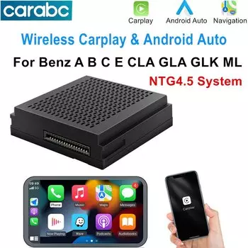 Беспроводной CarPlay для Mercedes Benz Class ML/GL A B C E CLA GLA GLK W204 NTG 4,5 с функциями навигации Android Auto AirPlay
